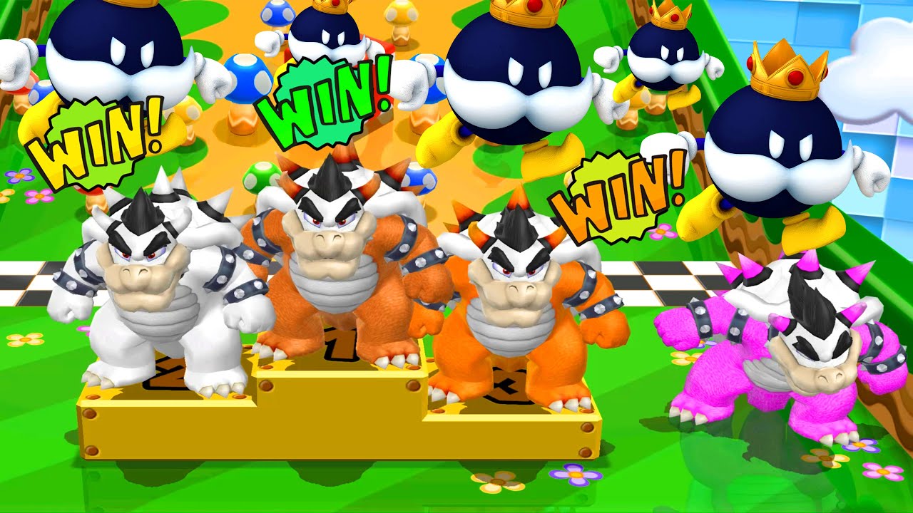 Mario Party 9 Minigames - All Bowser (Master Difficulty)#mariogame