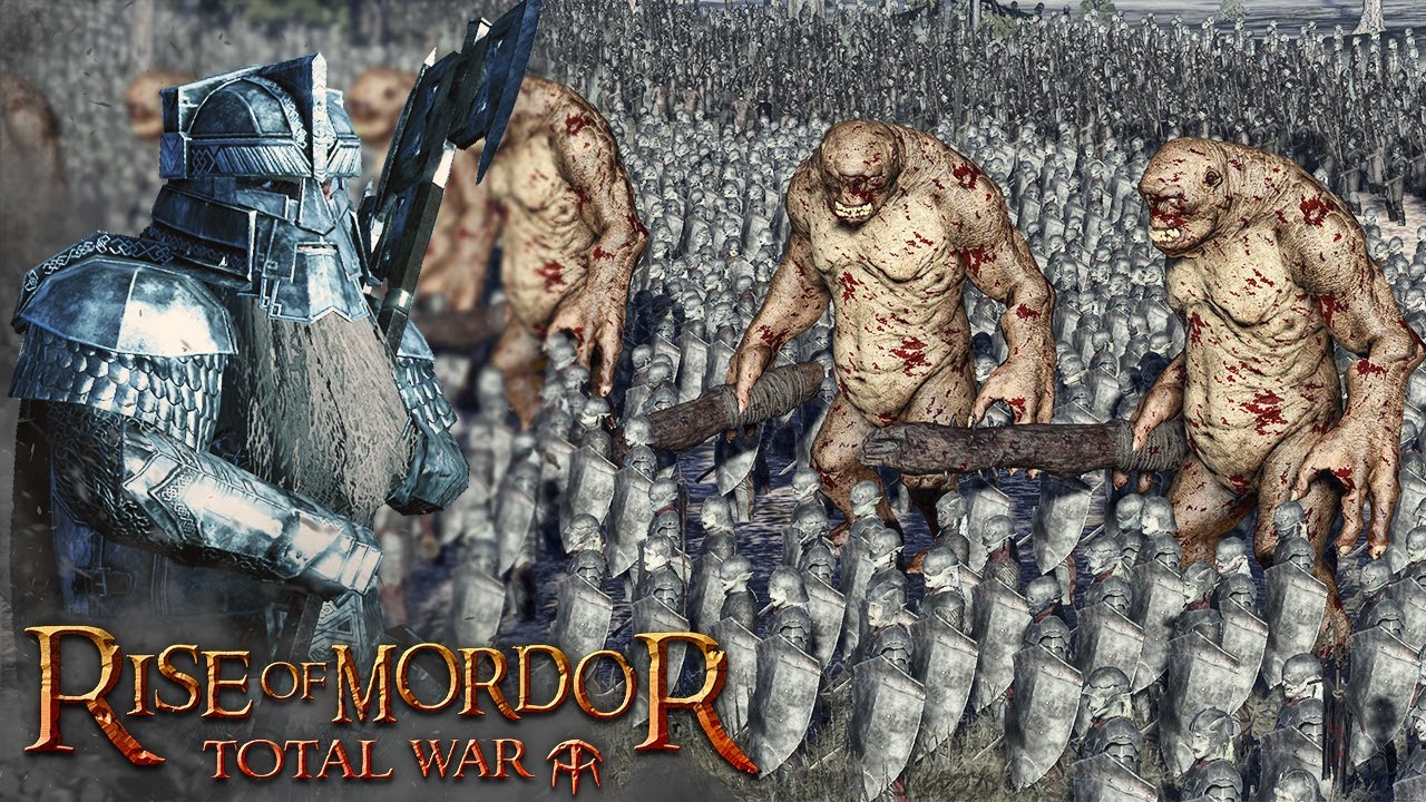 ТРОЛЛИ и Орки Мордора VS ГНОМЫ ЭРЕБОРА - 5300 VS 2800 - Rise Of Mordor
