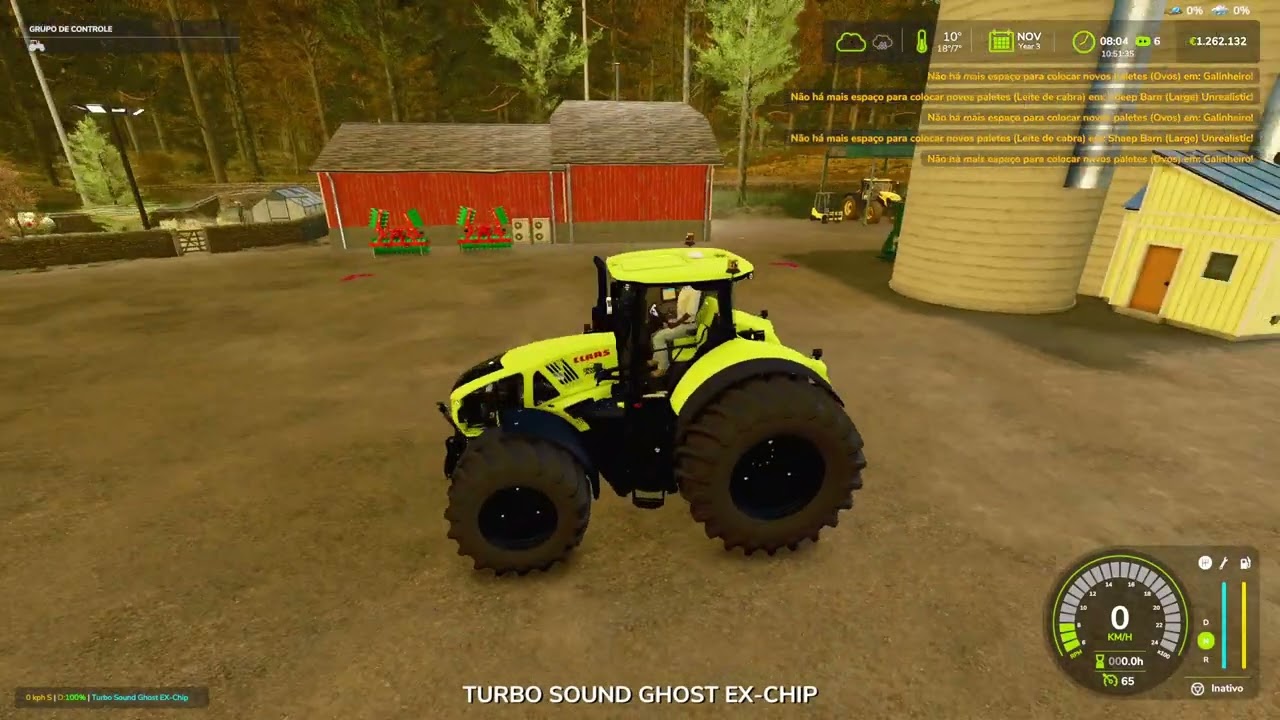 FS 25, CORTANDO CAPIM E FAZENDO FENO.