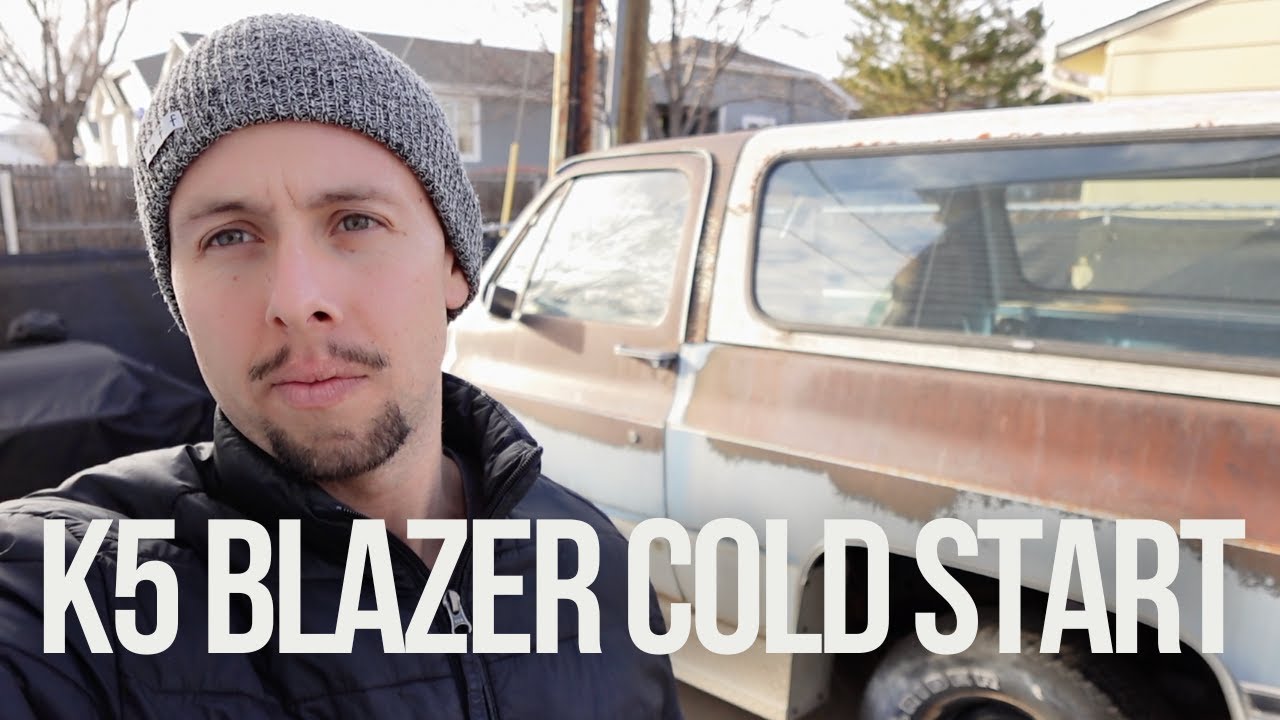 1982 K5 Blazer Diesel Cold Start & Test Drive