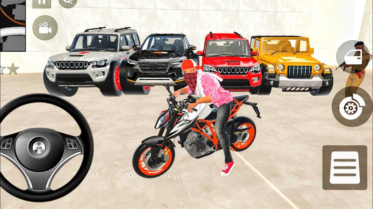 😻 Indian Thift Auto Simulator 🔥 Indian Showroom Purchase Modified KTM bike 🤩 Game 🎯🎮