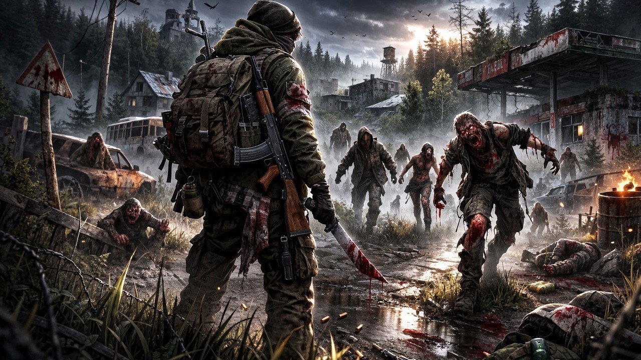 O que acontece quando um sobrevivente com 0 horas de experiência encontra um jogador no Dayz?