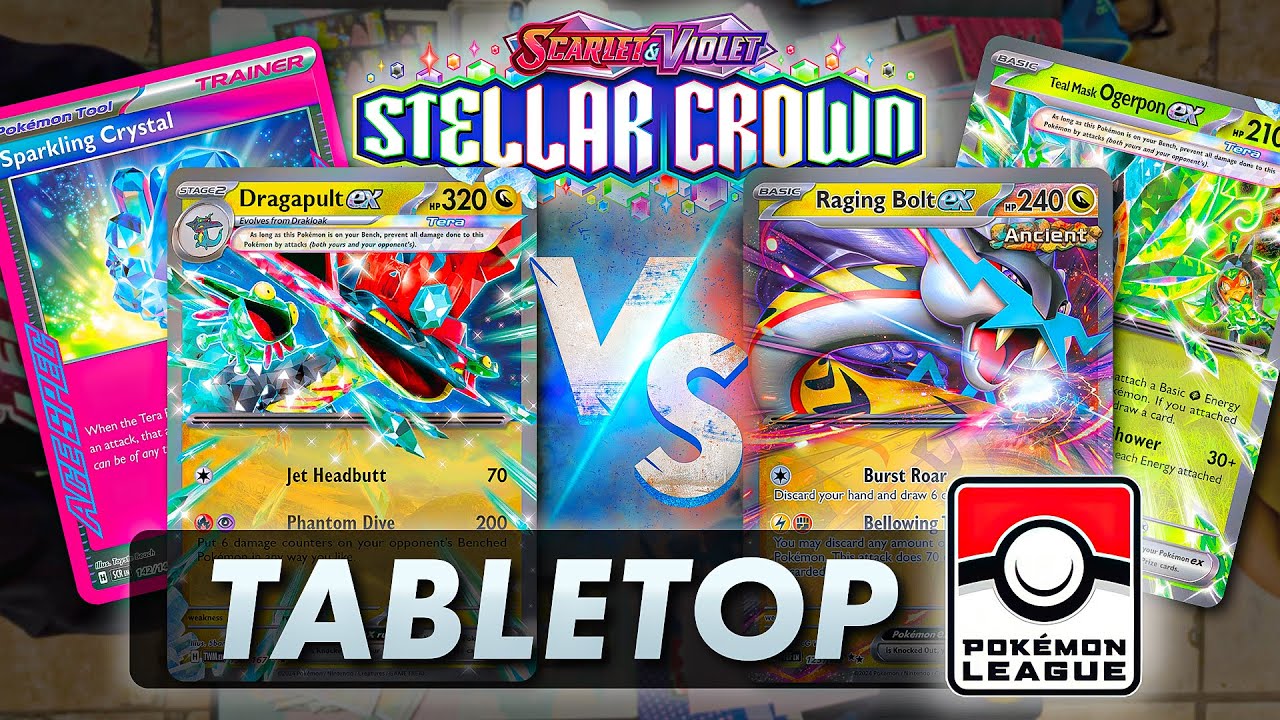 League BO3 | Dragapult ex vs Raging Bolt ex | Seniors Round 2 [STELLAR CROWN | Tabletop