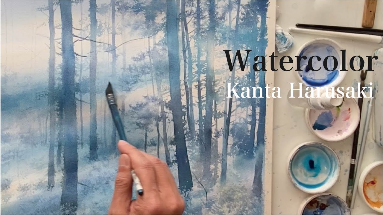 Kanta Harusaki  Watercolor    春崎幹太　水彩画　上高地