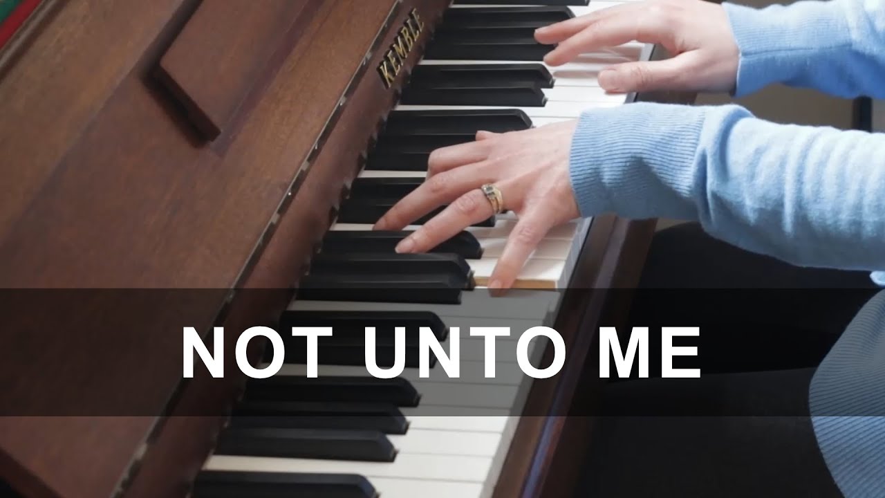 NOT UNTO ME. Spontaneous piano instrumental music. 444Hz. Worship / prayer / meditation / soaking
