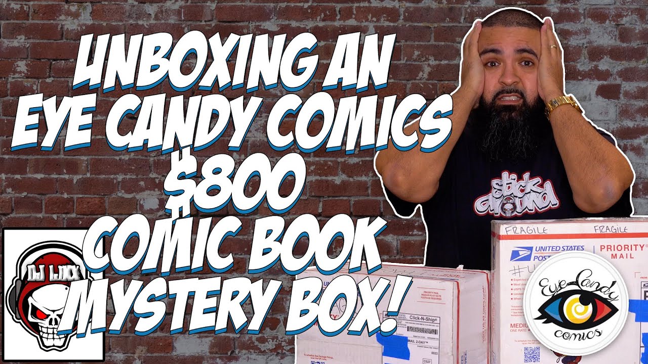 UNBOXING AN EYE CANDY COMICS $800 COMIC BOOK MYSTERY BOX! MY MOST EXPENSIVE MYSTERY BOX TO DATE!
