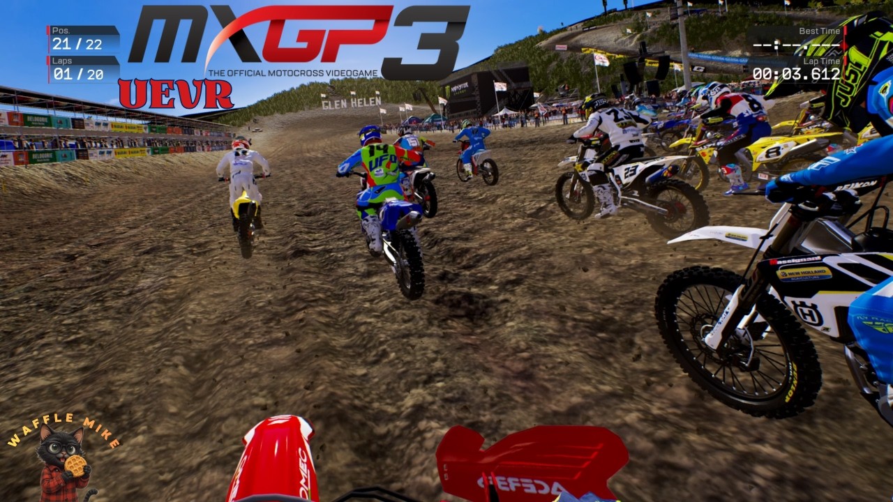 MXGP 3 VR (UEVR) | Glen Helen Full Race | Pain Minutes