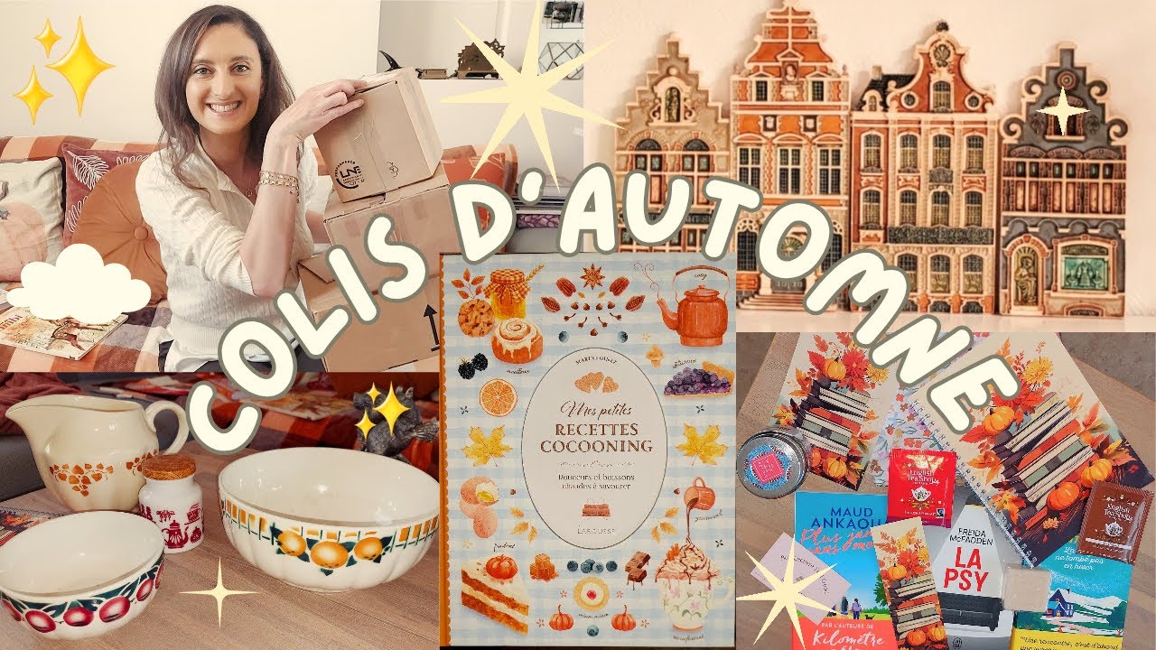Colis d'Automne 🍁 Brocante 🍄Livres 🫖Vaisselle🐿️ Déco - French Fall Decor