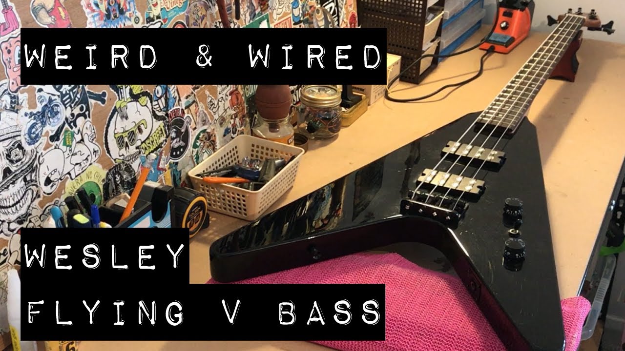 Wesley Flying V Bass demo by Weird & Wired