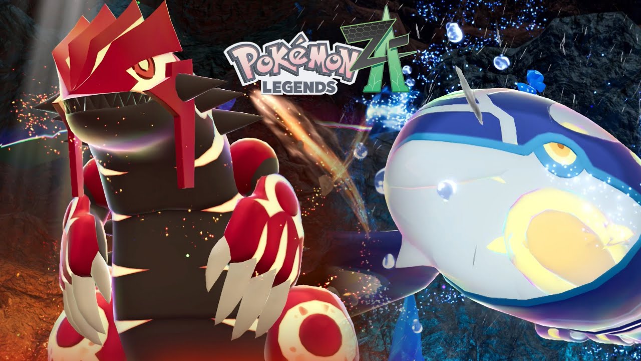 Pokemon Legends: Z-A Mega Dimensions DLC - Primal Groudon & Kyogre Boss Fight