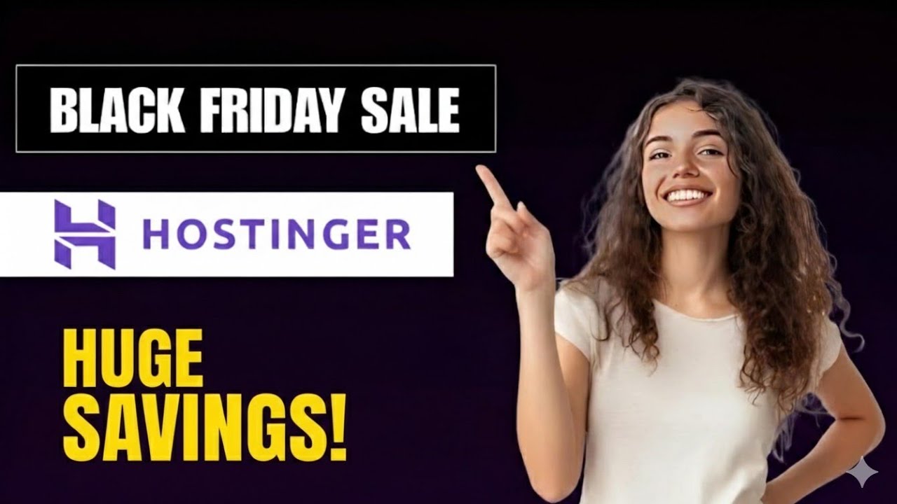 Hostinger Coupon Code 2025 | 90% OFF + 3 Months FREE (Black Friday Deal)