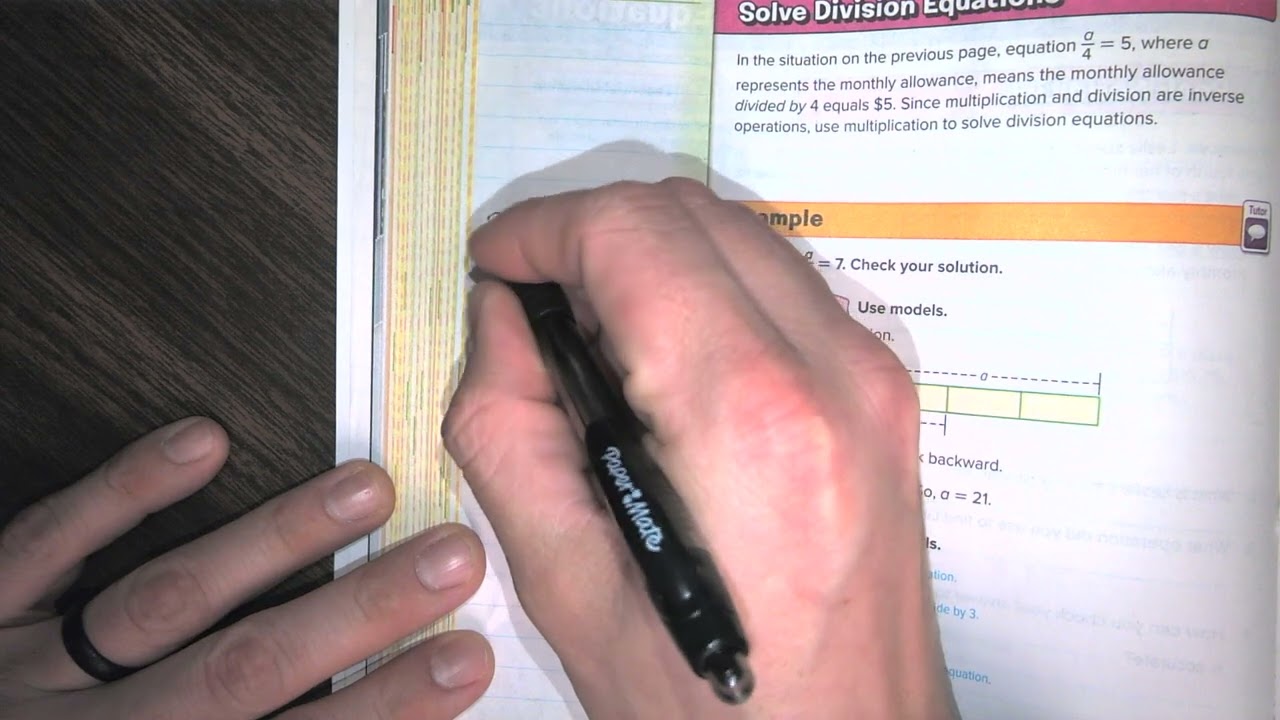 Ch. 7 Lesson 5-Write and Solve Division Equations(Part 1)