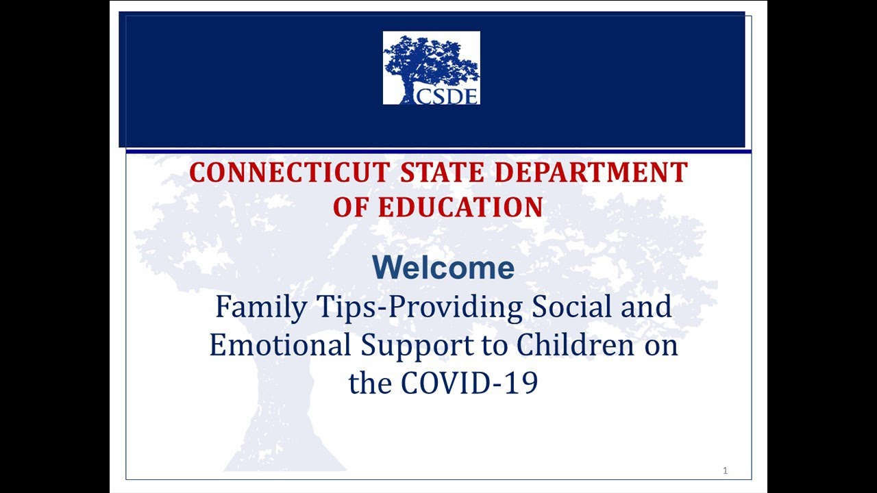 Social and Emotional Support for Children during COVID-19