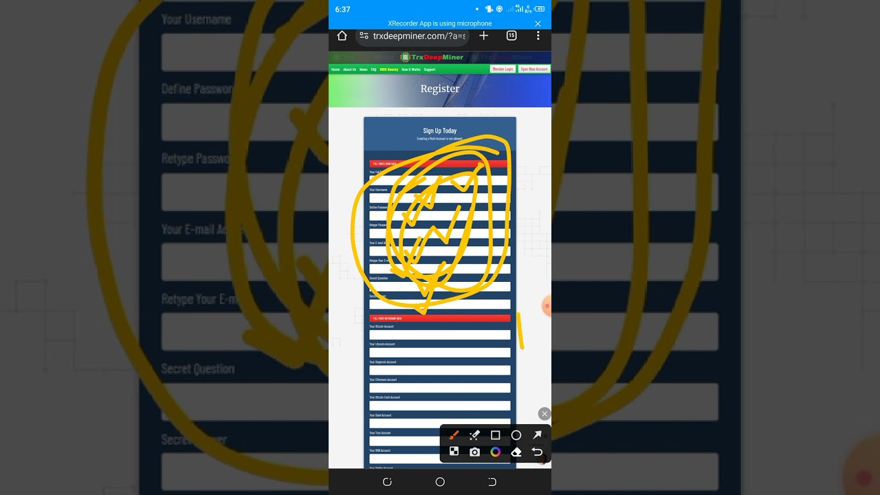 Trx Deep Miner Free Earning || Sign Up Bonus Withdraw Daily || No Investment