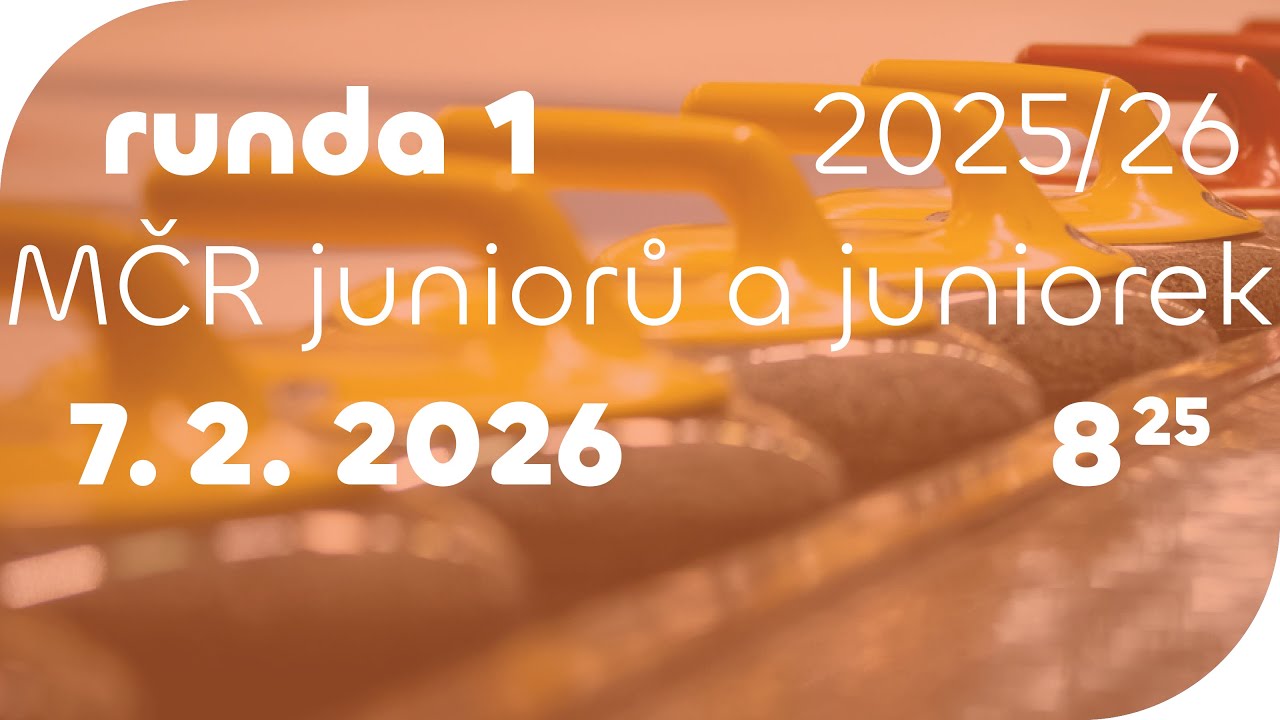 runda 1 – MČR juniorů a juniorek 2025/26