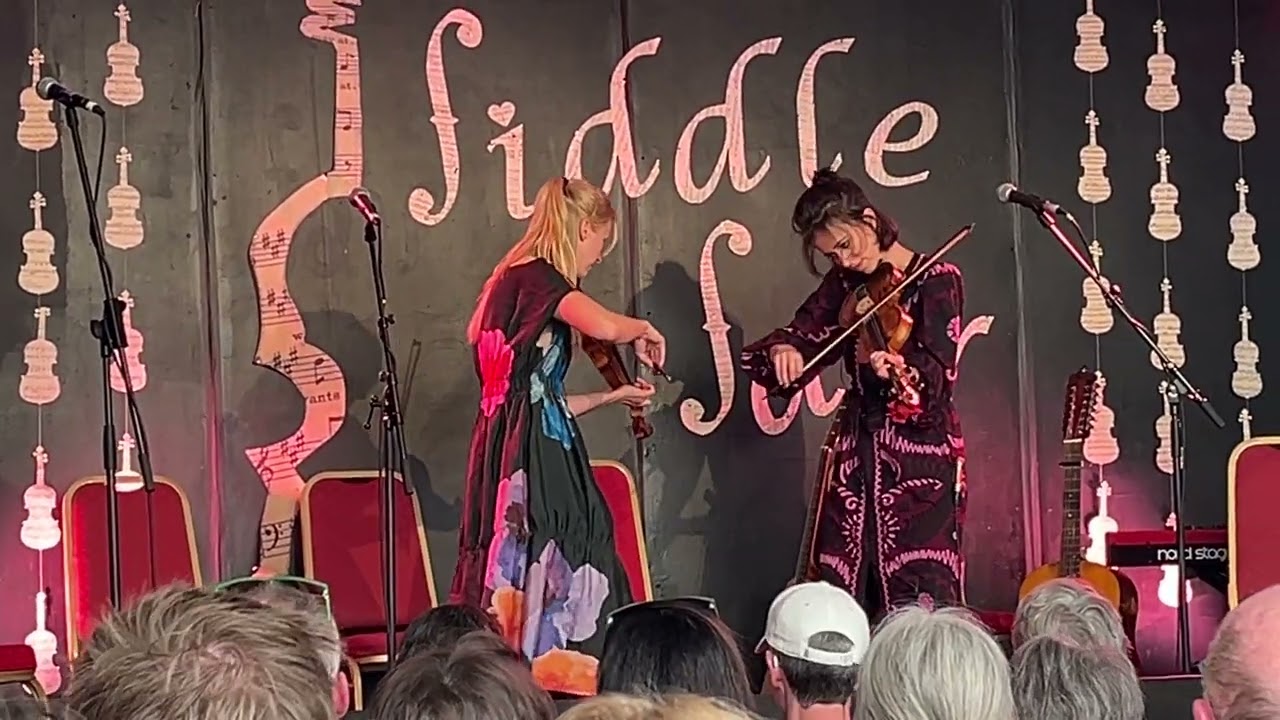 Brittany Haas & Lena Jonsson at Baltimore Fiddle Fair 2024