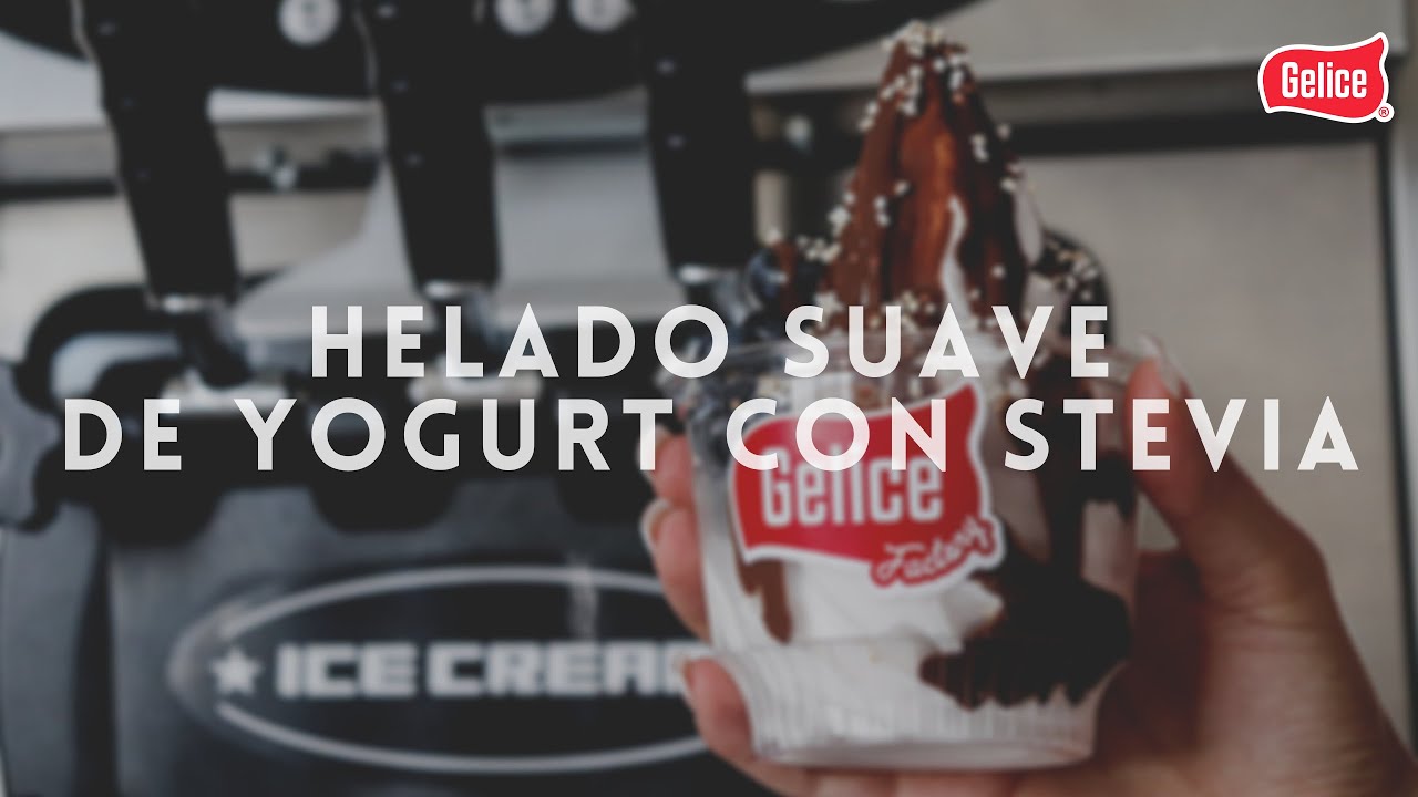 Helado Suave de Yogurt con Stevia