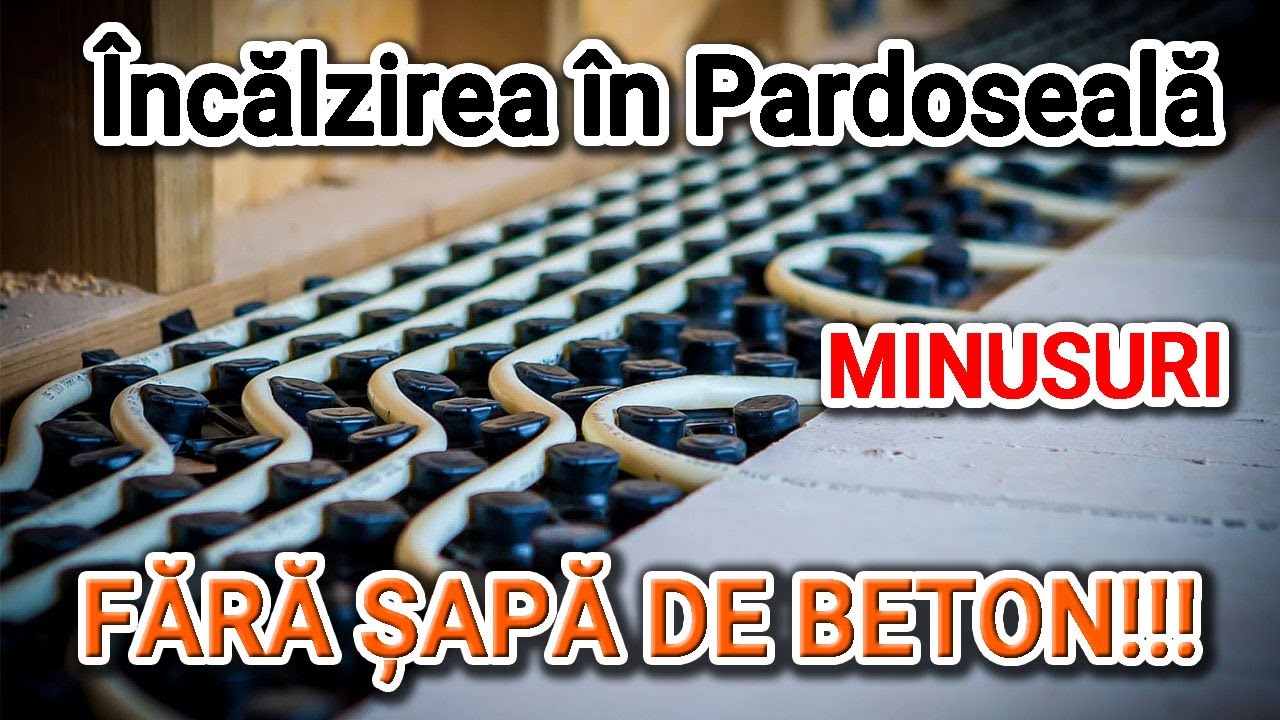 Incalzirea in pardoseala fara sapa de beton – Minusuri – Partea II