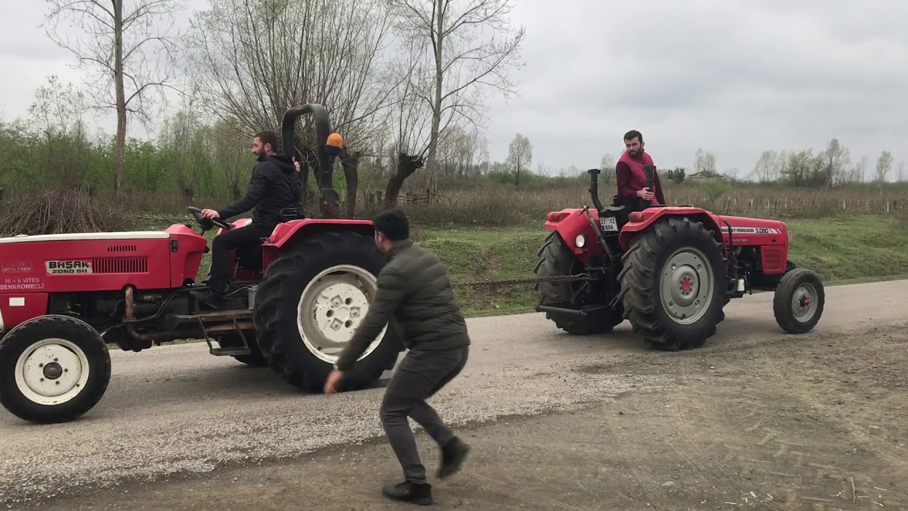 Başak 2050 vs Massey Ferguson 3050 çekişme