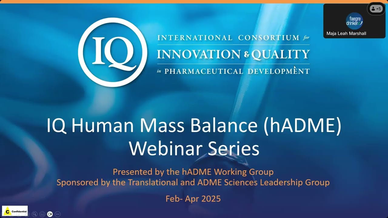 Human Mass Balance (hADME)_Part 3 of 3_Overview of Newer Quantitative Techologies for hADME Studies