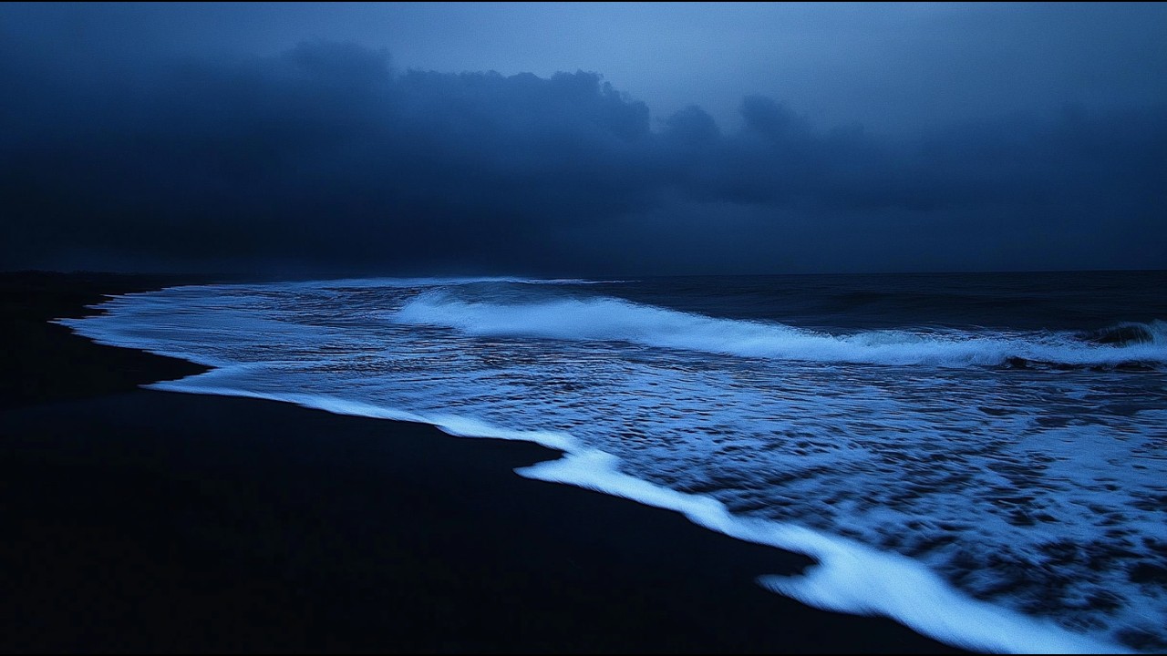 Deep Sleeping Ocean Sounds • Remove Insomnia For Ocean Sounds To Relaxing In Peaceful Night • No Ads