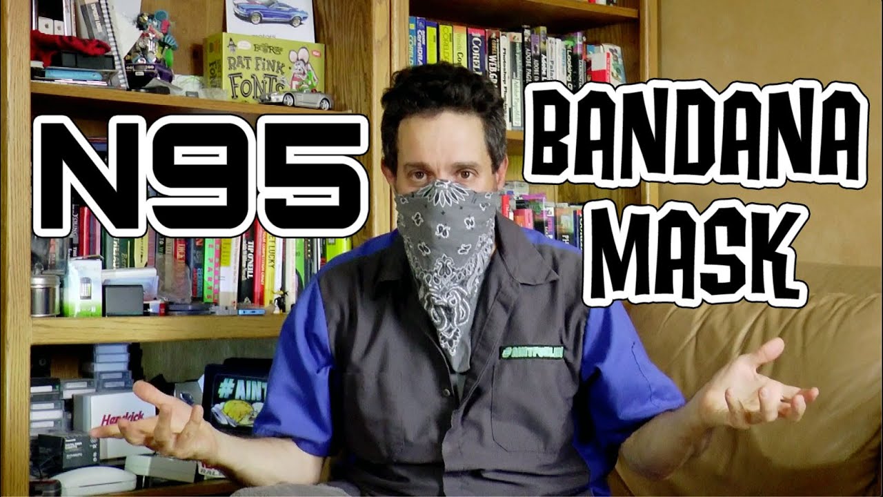 N95 Bandana Mask with Broad Airpro Powered Ventilation