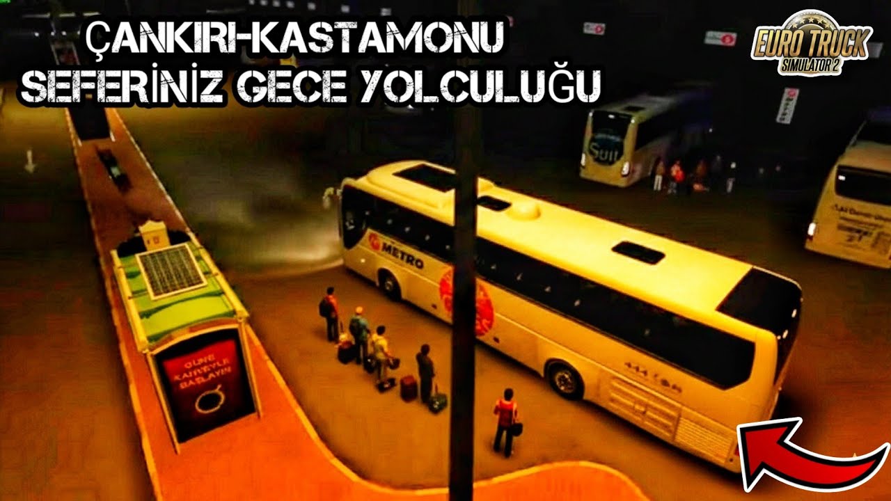 METRO TURİZM ÇANKIRI - KASTAMONU GECE SEFERİ MAN LİON'S COACH OTOBÜSÜMÜZ BERABER KEYİFLİ GECE ANLARI