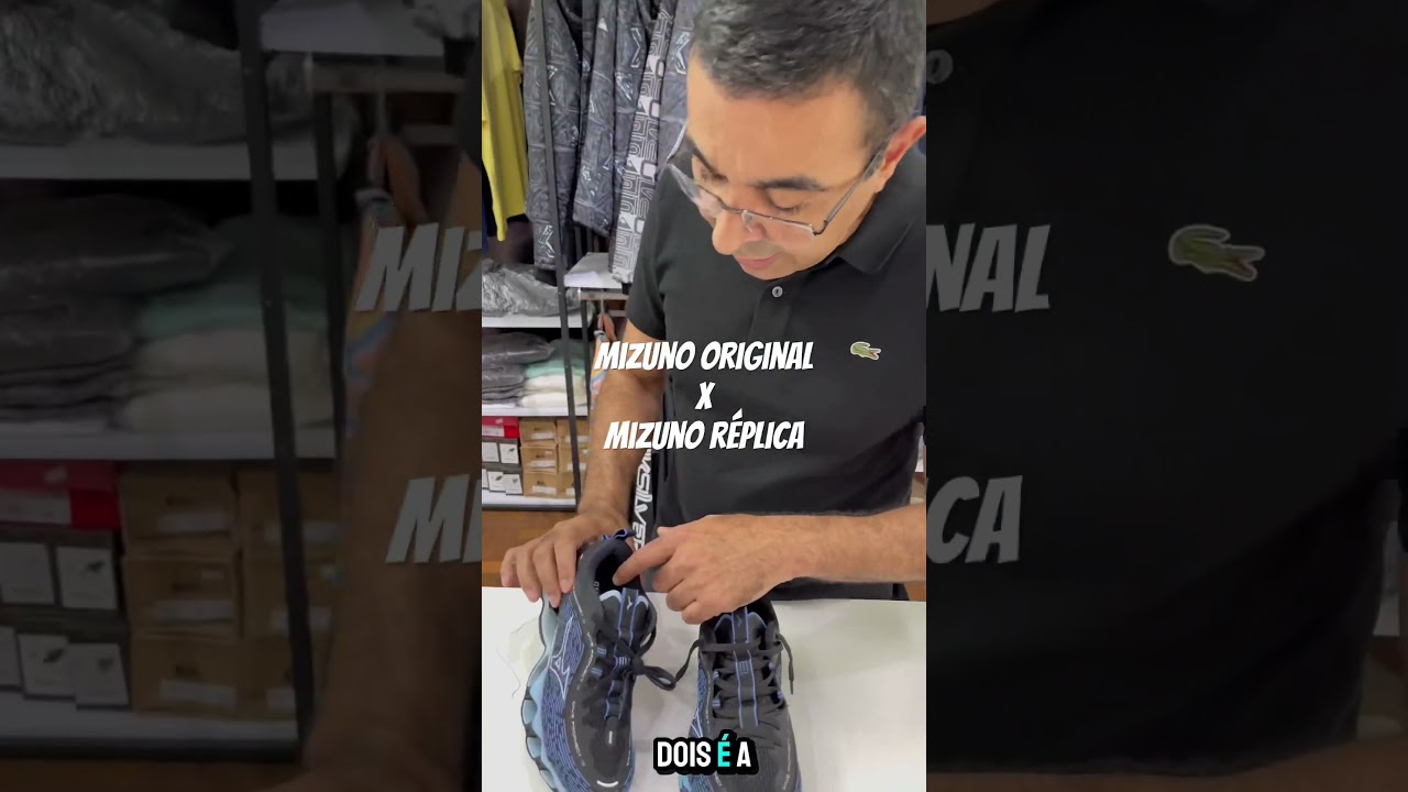T&ecirc;nis Mizuno original X Mizuno r&eacute;plica veja algumas das diferen&ccedil;as
