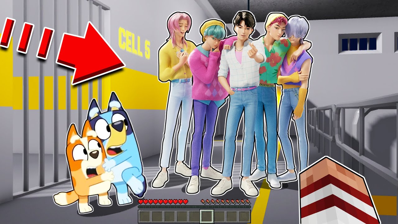 ESCAPAMOS DE LA PRISIÓN DE LOS SAJA BOYS CON BLUEY Y BINGO