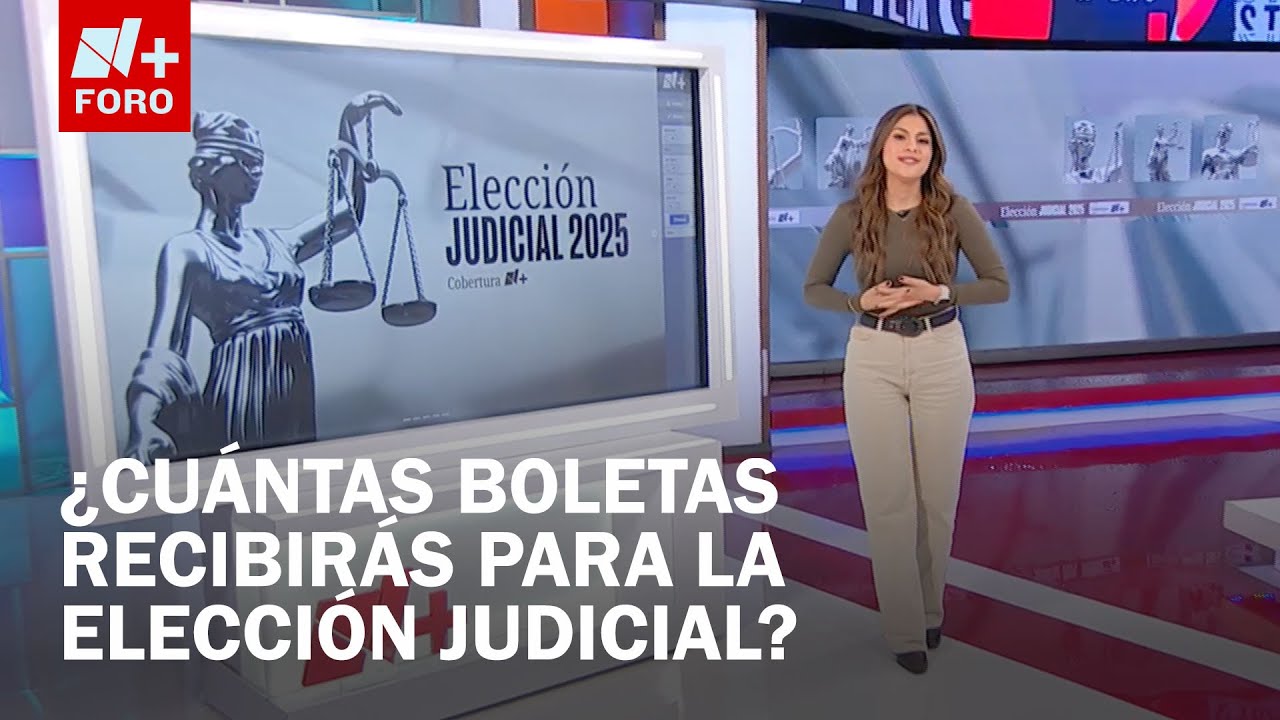 Elección Judicial 2025: ¿Cuántas boletas recibirás y cómo se debe votar? - A Las Tres