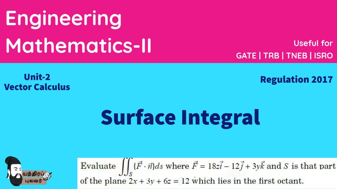 Surface Integral of Vector | Vector Calculus | Engineering Mathematics-2 | @YendiraPulavar