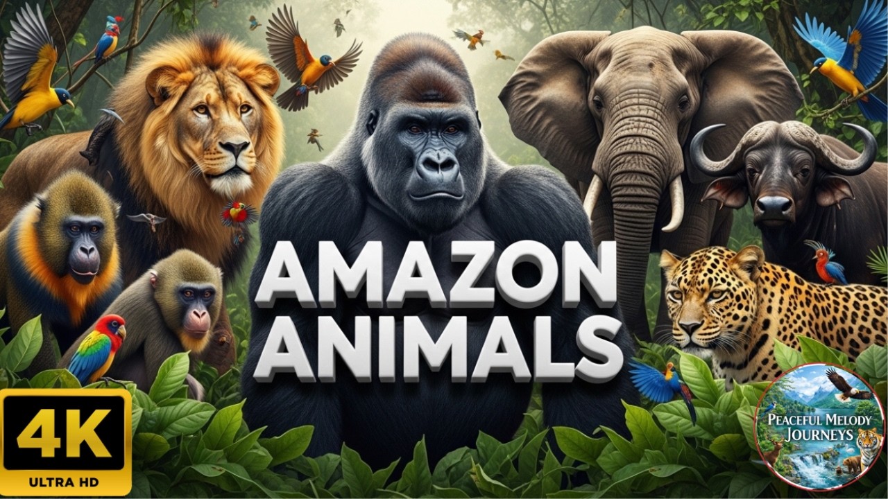 Amazon Rainforest in 4K  |  The World’s Most Untouched Jungle  |  Relaxing Nature Sounds