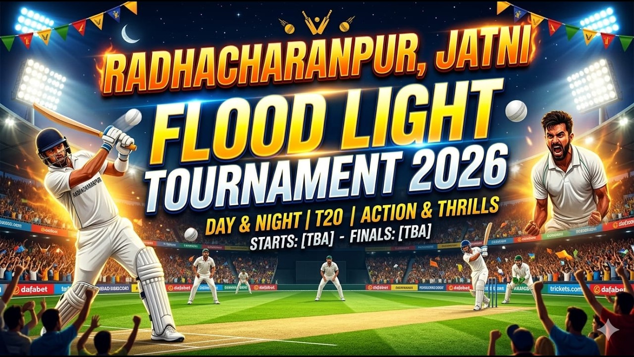 LIVE🛑:SAI XI Vs MCCC(FINAL) |Radhacharanpur Flood Light Cricket Tournament 2026| #revealingtheunseen