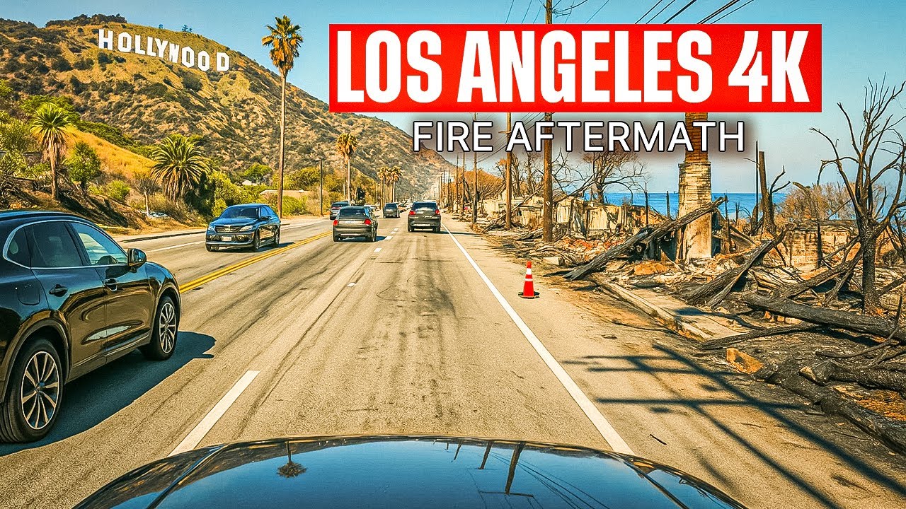 Los Angeles Fire Aftermath | PCH Drive After Reopening | 5 Months After LA Fires (No Commentary)