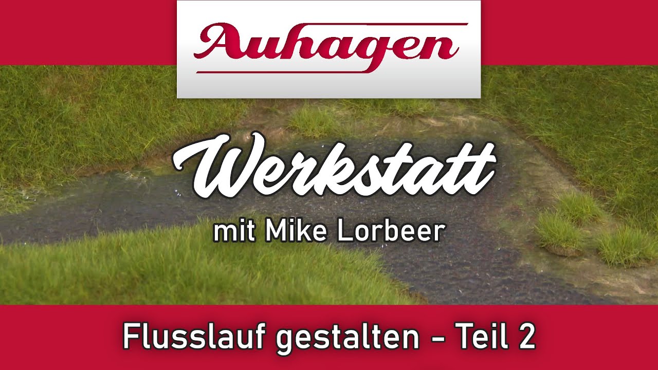 Modellbautipp! Flusslandschaft gestalten | Grundieren, Spachteln und Begrasen | Teil 2