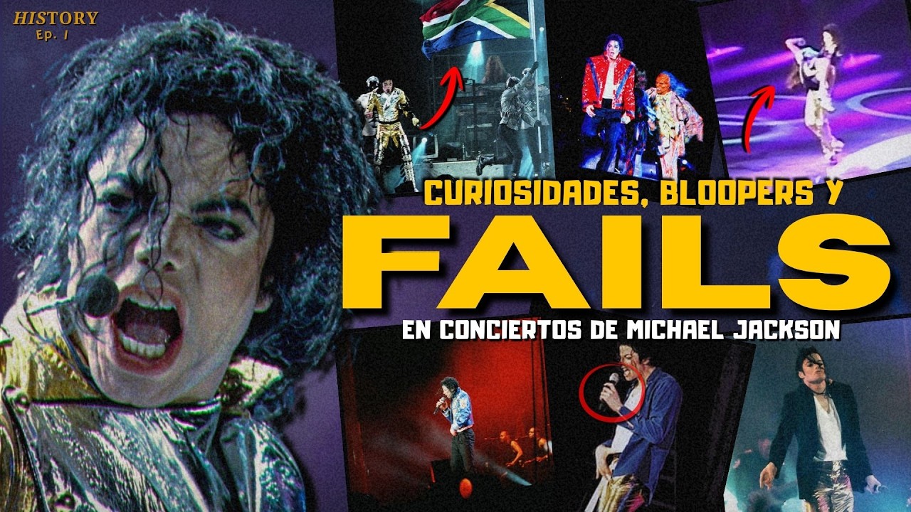 ERRORES y CURIOSIDADES en CONCIERTOS de MICHAEL JACKSON | HIStory World Tour (Vol.I) #michaeljackson