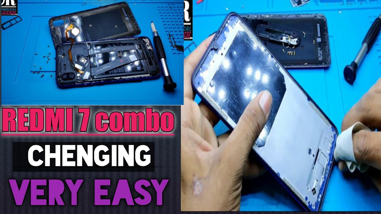 Xiaomi mi 7 display replacement l REDMI 7/y3 combo changing