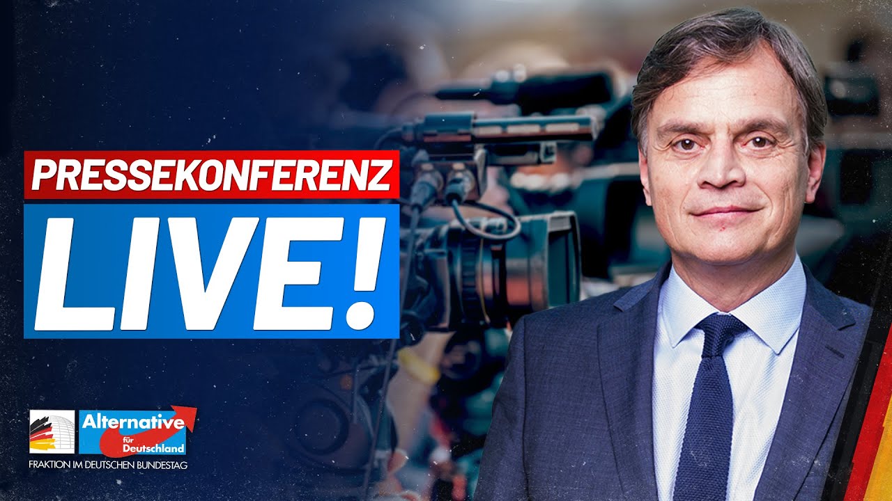 LIVE: Pressekonferenz der AfD-Fraktion - Diese Woche im Bundestag!