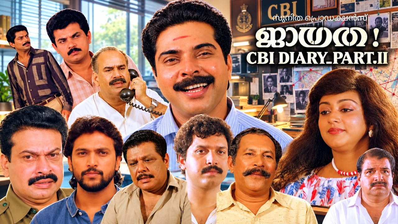 Jagratha | Malayalam suspense thriller movie | Mammootty | Mukesh | Parvathy | Babu antony