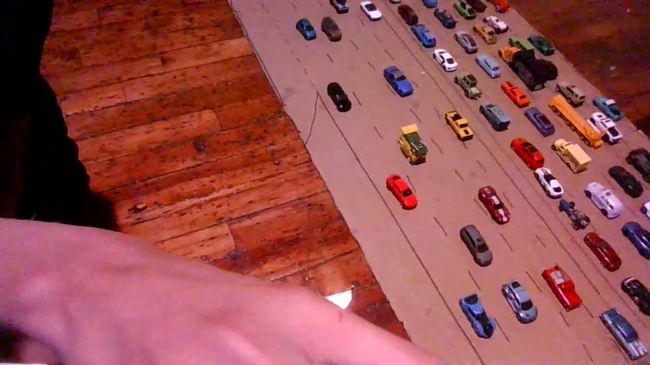 1/64 scale  big traffic rush on highway us 67 east road [diecast]
