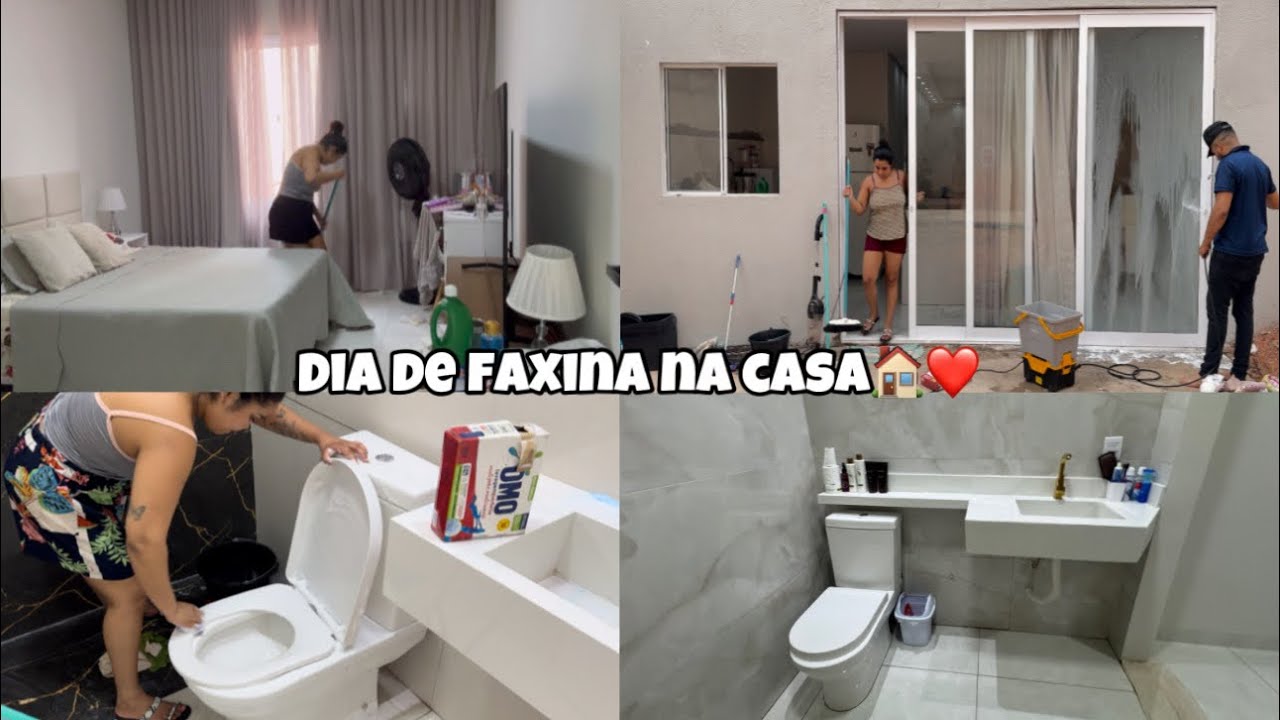 DIA DE FAXINA NA CASA🏠❤️