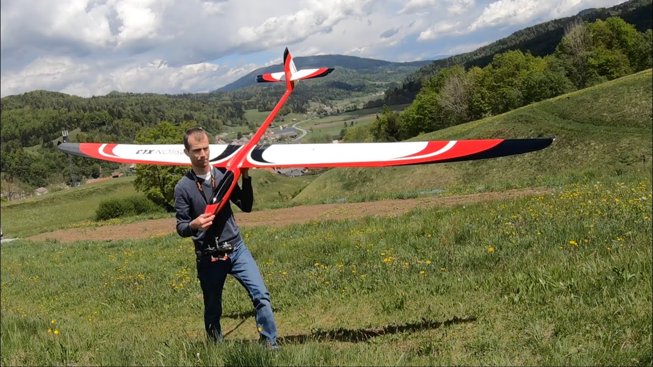 Staufenbiel Epsilon XL3 - A few flybys after thermaling session 👍🇸🇮