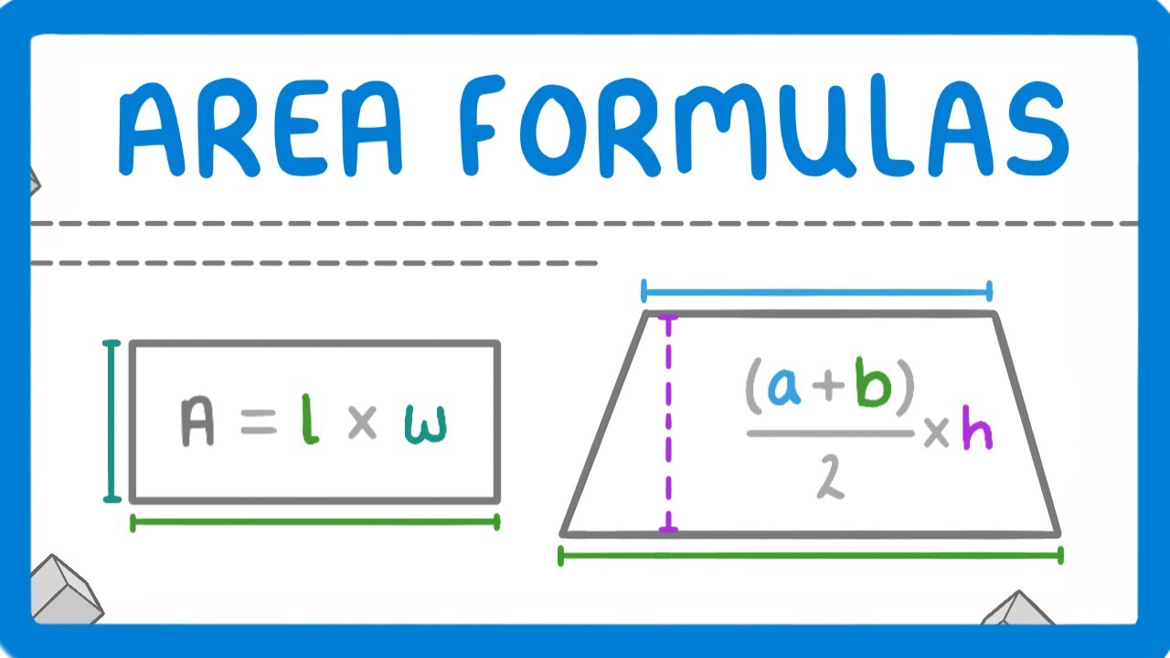 GCSE Maths - How to Find the Area of Rectangles, Parallelograms, Triangles and Trapeziums