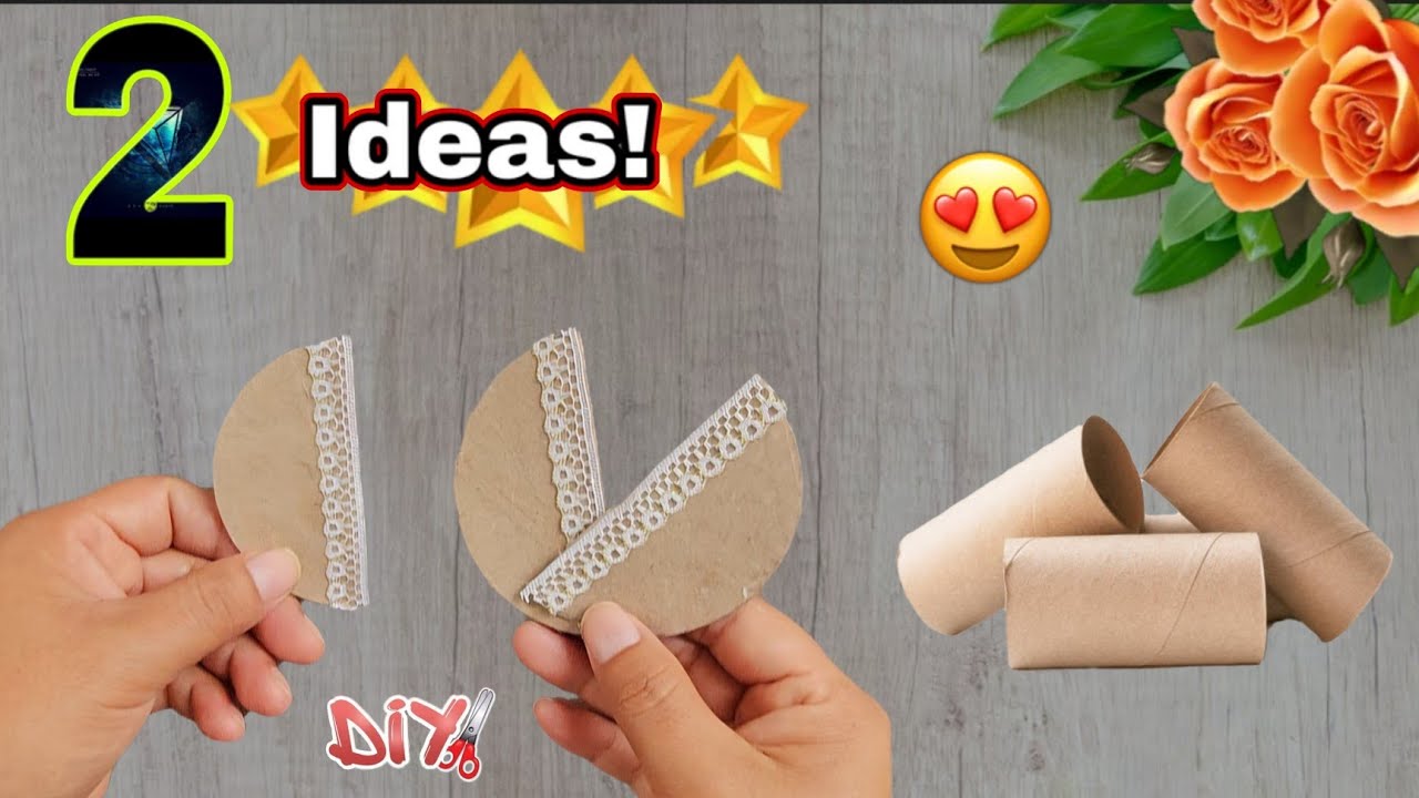 2 ideas increíbles con rollos de papel higiénico. ideas geniales de reciclaje 😍