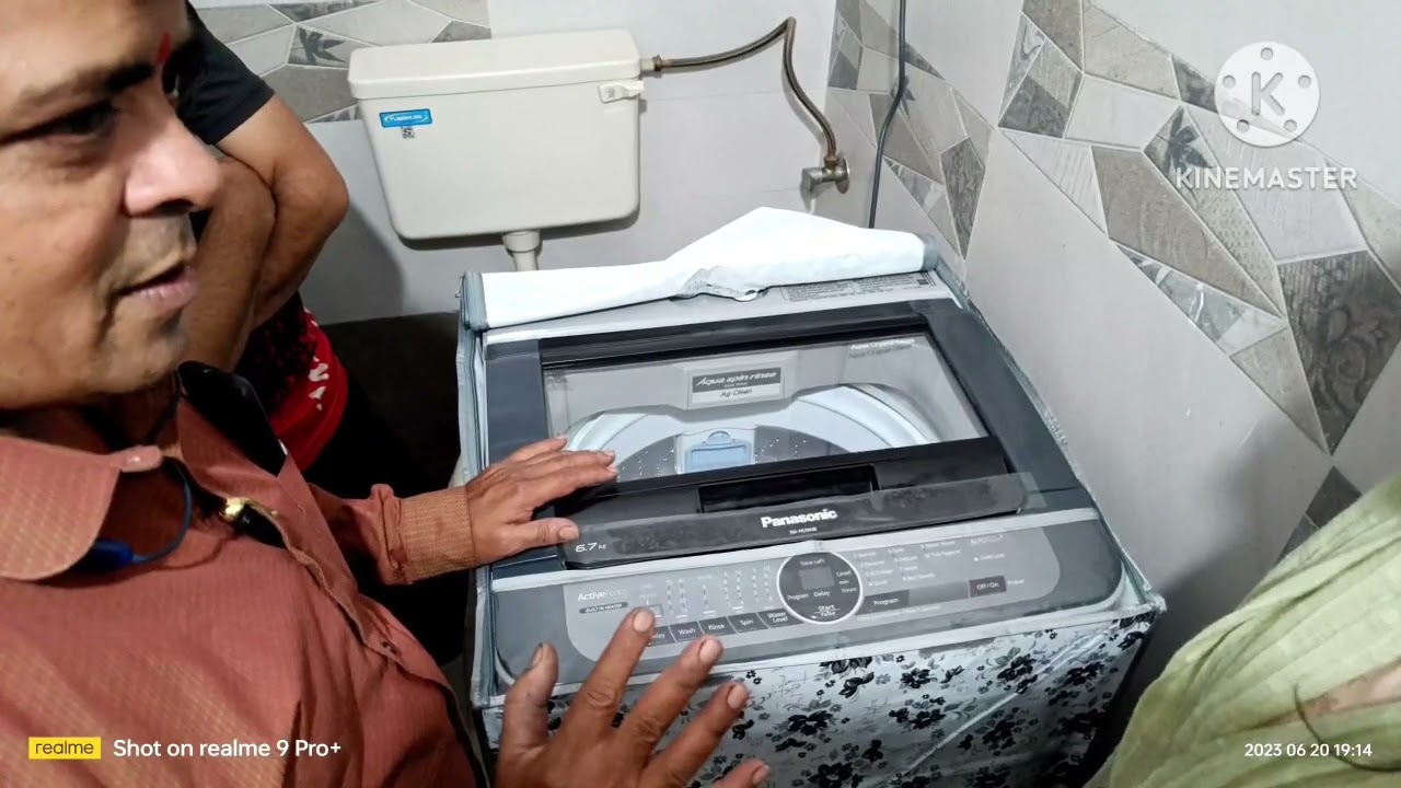 demo to use Panasonic NA F67BH8 washing machine