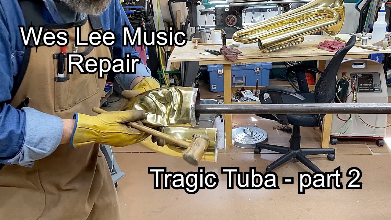 Tragic Tuba - part 2 - Wes Lee Music Repair