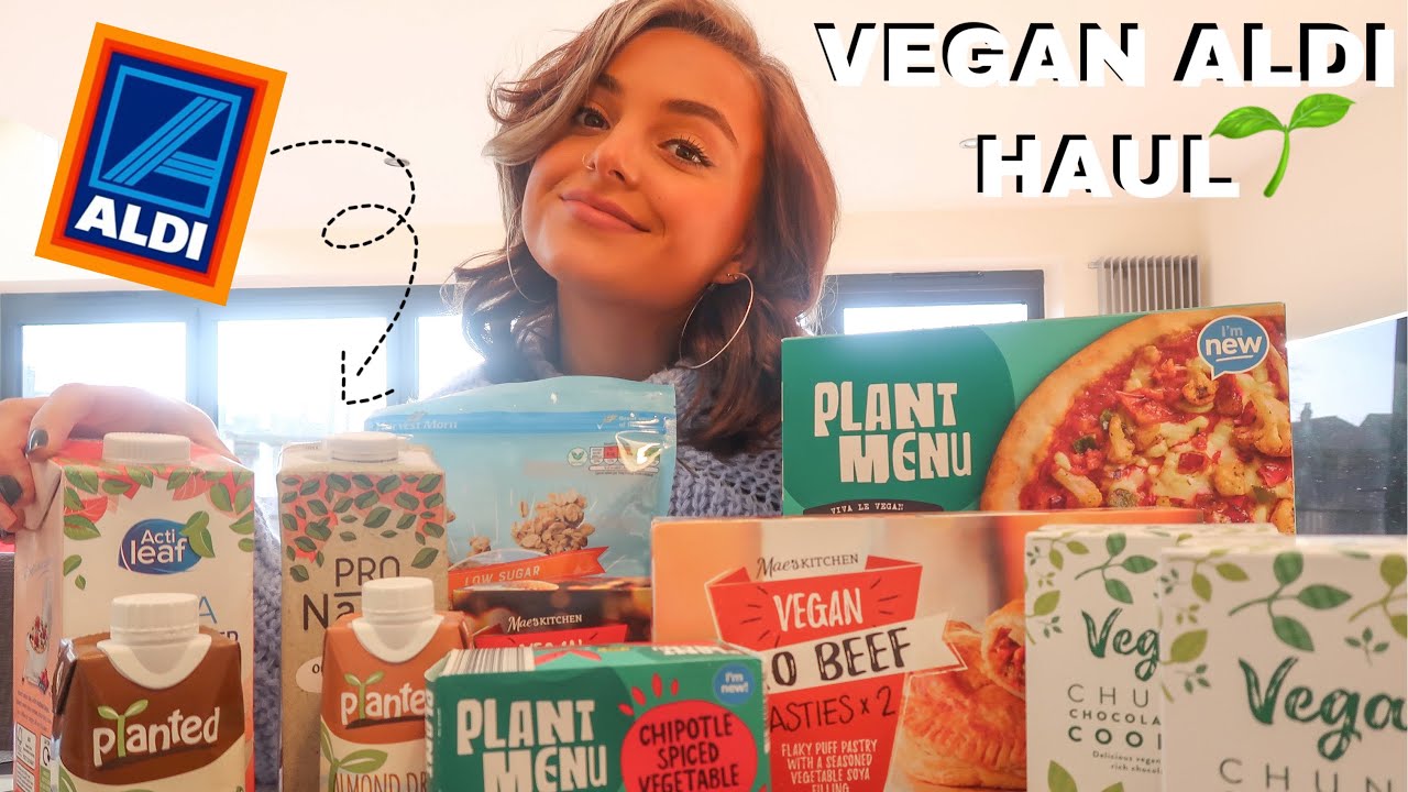 NEW ALDI VEGAN RANGE HAUL || Budget friendly | Poppylinehanx