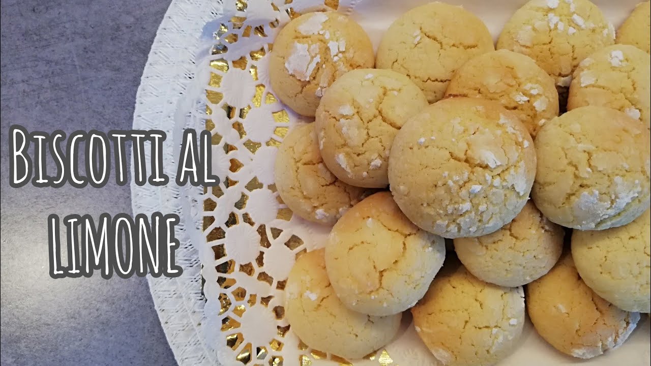 BISCOTTI AL LIMONE Con bimby #biscotti #limone