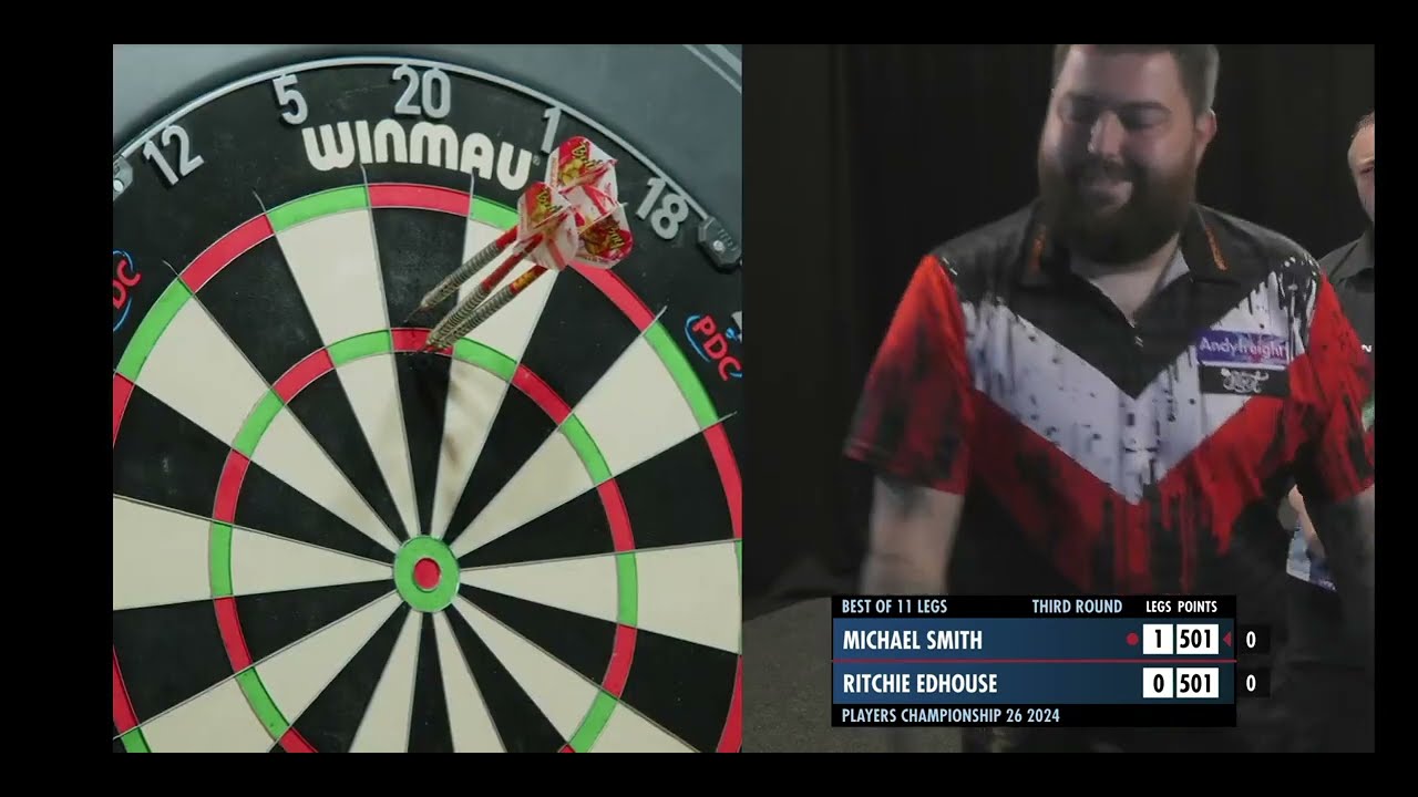 Michael Smith v Ritchie Edhouse - Round 3 - Players Championship 26