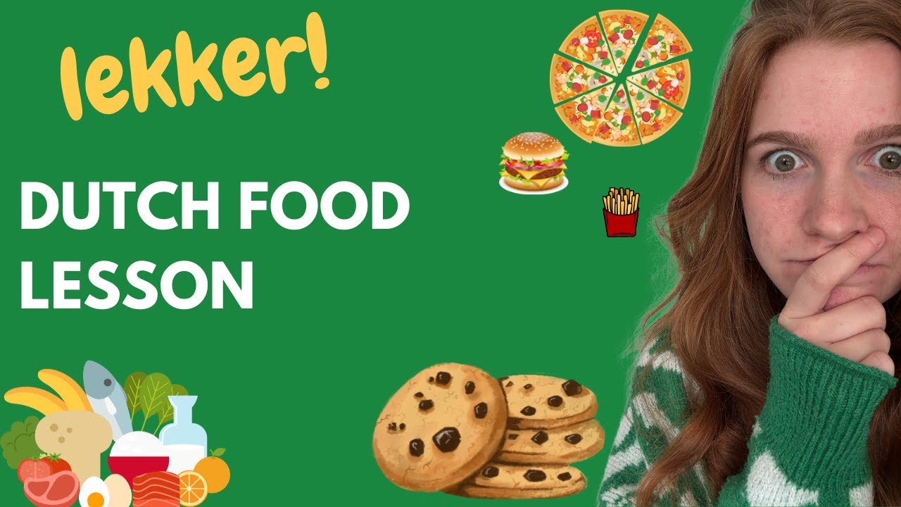 Dutch Food lesson - 50 MUST KNOWN Food words - Dutch Vocabulary lesson